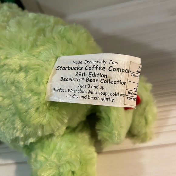 Starbucks Bearista 2004 Green Frog Prince - Picture 5 of 5